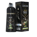 Black hair dye shampoo