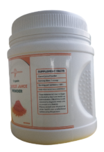 Organic Carrot Juice Powder 16 oz (1 lb), Raw and Pure Freeze-dried Carrot Juice Powder for Drinks, Smoothies, Cakes... - Image 2