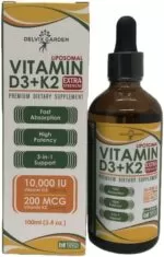Vitamin D3 K2 Supplement Liquid Drops – 100ml Bone & Heart Health Formula - Image 3