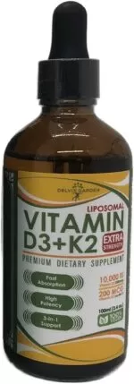 Vitamin D3 K2 Supplement Liquid Drops – 100ml Bone & Heart Health Formula - Image 7