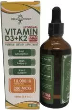 Vitamin D3 K2 Supplement Liquid Drops – 100ml Bone & Heart Health Formula - Image 5