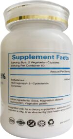 Ecdysterone Supplement Capsules 1000mg, 120 Capsules - Image 3
