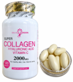 120 Collagen Supplement with Hyaluronic Acid and Vitamin C Pills for Anti-Aging - Image 2