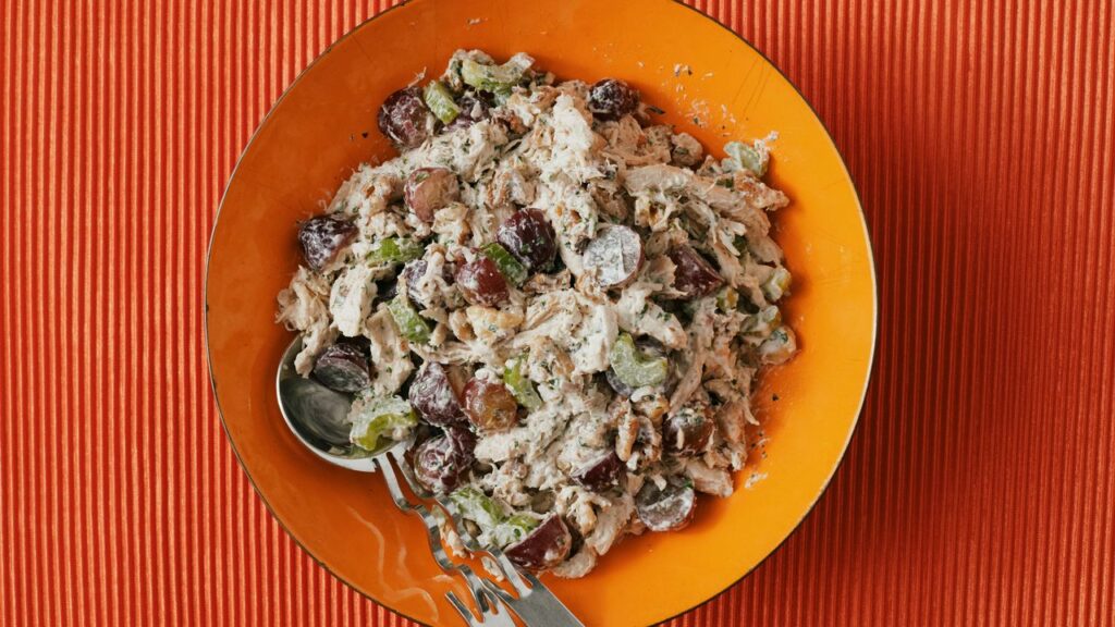 Classic Chicken Salad With Grapes and Walnuts Recipe