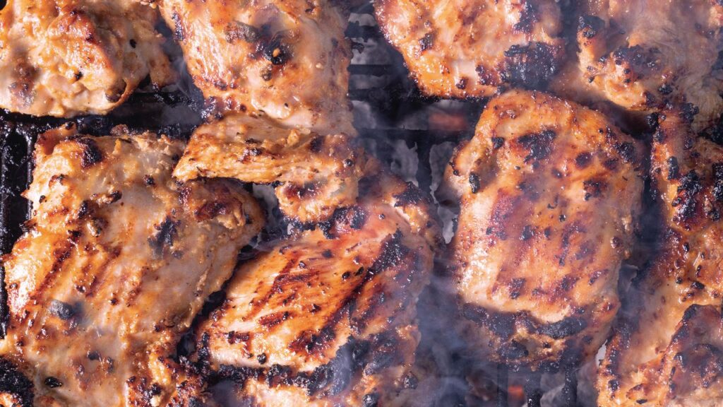 Miso-Peanut Hibachi Chicken Recipe | Epicurious