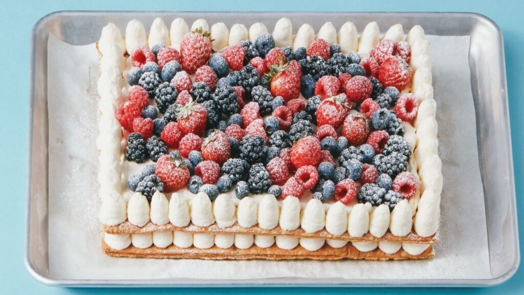 Berries and Cream Mille-Feuille Recipe