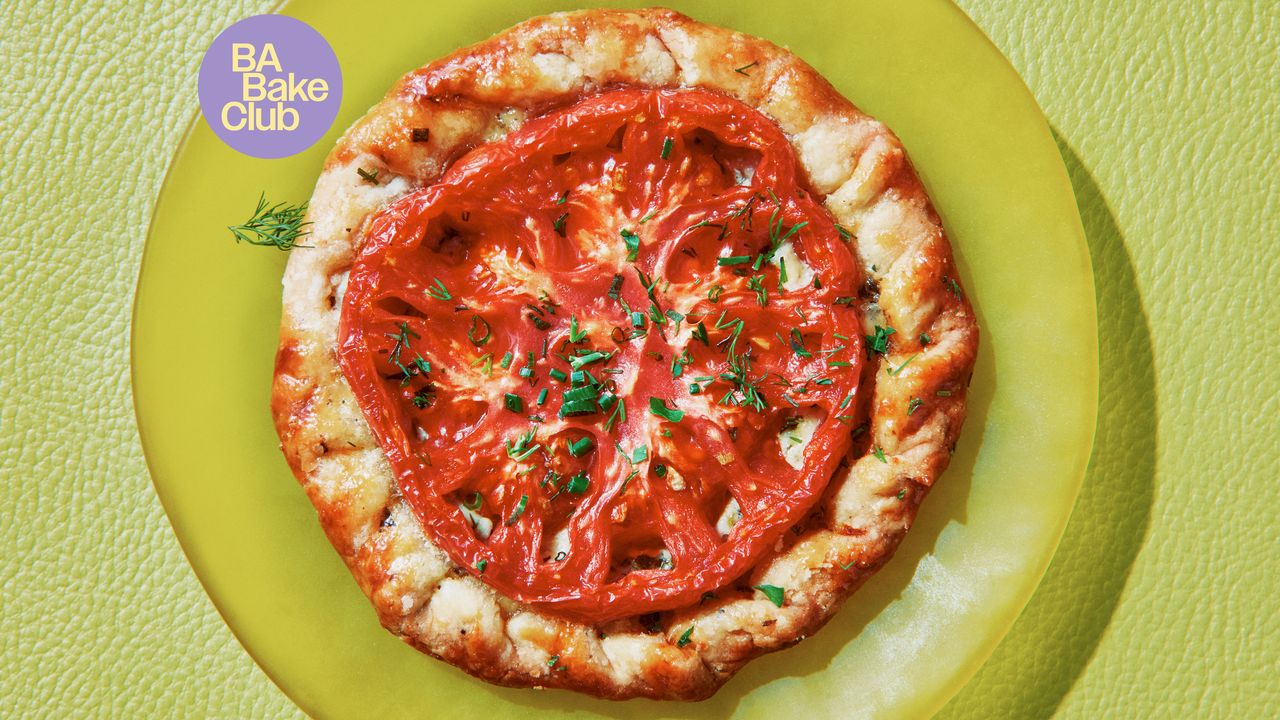 Tiny Tomato Galettes Recipe | Epicurious
