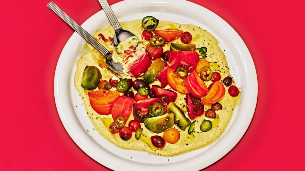 Tomatoes With Curry Yogurt Recipe